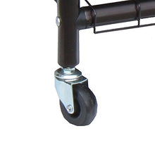 Load image into Gallery viewer, Oceanstar 3-Bag Rolling Adjustable Hanging Bar Laundry Sorter, Bronze
