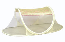 Load image into Gallery viewer, I Frogee Cream/Pink Floral Brocade Pop-Up Tent

