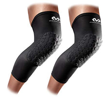Load image into Gallery viewer, Knee Compression Sleeves: McDavid Hex Knee Pads Compression Leg Sleeve for Basketball, Volleyball, Weightlifting, and More - Pair of Sleeves, BLACK, Adult: MEDIUM
