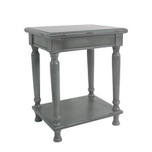 Load image into Gallery viewer, Urbanest Reynolds Accent End Table, 22-inch Tall, Dark Gray
