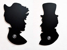 Load image into Gallery viewer, Old Fashioned Lady and Gentleman Set of Vintage Silhouette -Wall Hook/Coat Hook/Key Hanger

