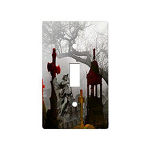 Load image into Gallery viewer, Graveyard Angel - Decor Single Switch Plate Cover Metal
