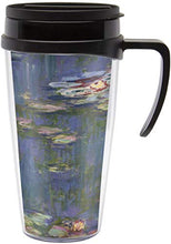 Load image into Gallery viewer, Water Lilies by Claude Monet Acrylic Travel Mug with Handle
