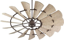 Load image into Gallery viewer, Quorum International Windmill 72&quot; Patio Fan - Oiled Bronze - 197215-86
