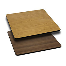 Load image into Gallery viewer, Offex 42&quot; Square Table Top with Natural or Walnut Reversible Laminate Top
