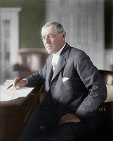 Woodrow Wilson U.S. President Color Photo