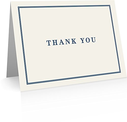 Classic Thank You (24 Fold-over Cards and Blank Envelopes) Classic Stationery