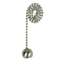 Jandorf Pull Chain 12 In. Brushed Pewter