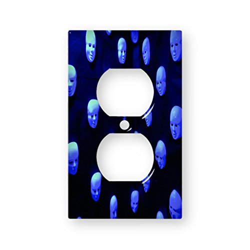 Faces Freaky - Decor Single Switch Plate Cover Metal