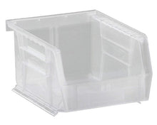 Load image into Gallery viewer, Quantum QUS210CL Ultra Stack and Hang Bin, 5-3/8&quot; Length x 4-1/8&quot; Width x 3&quot; Height, Clear, Pack of 24
