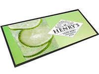 Artylicious Personalised Gin Tonic Glass bar mat Runner Counter mat