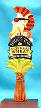 Load image into Gallery viewer, Shock Top Spiced Banana Wheat 8in Short Resin Tap Knob w Display Stand
