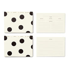 Load image into Gallery viewer, Kate Spade New York Recipe Box with 40 Double Sided Recipe Cards, Deco Dot

