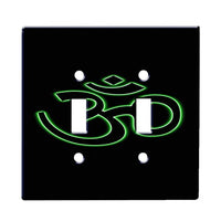 Ohm - Decor Double Switch Plate Cover Metal