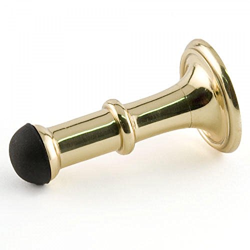 Naiture Solid Brass Rook Doorstop in Polished Brass Finish