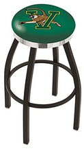Load image into Gallery viewer, 25&quot; L8B2C - Black Wrinkle Vermont Swivel Bar Stool with Chrome Accent Ring by The Holland Bar Stool Company

