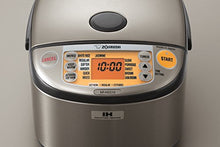 Load image into Gallery viewer, Zojirushi NP-HCC10XH Induction Heating System Rice Cooker and Warmer, 1 L, Stainless Dark Gray
