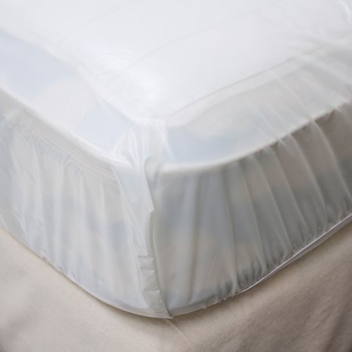 LeakMaster -Califorina Queen Sized Fitted Waterproof Mattress Cover -Protect Your Bed from Spills, Accidents & Damage -Stain Repellant, Comfortable & Quiet Waterproof Mattress Cover(California Queen)