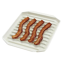 Load image into Gallery viewer, Nordicware Freeze Heat &amp; Serve Bacon Rack 9-3/4&quot; X 8&quot;
