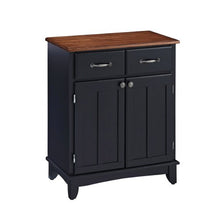 Load image into Gallery viewer, Buffet of Buffets Medium Black with Cherry Top by Home Styles
