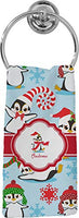 YouCustomizeIt Christmas Penguins Hand Towel - Full Print (Personalized)