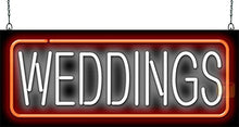 Load image into Gallery viewer, Weddings Neon Sign

