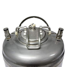 Load image into Gallery viewer, Draft Brewer New 5 Gallon Stainless Steel Ball Lock Keg
