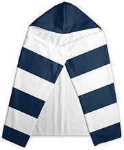Load image into Gallery viewer, YouCustomizeIt Horizontal Stripe Kids Hooded Towel (Personalized)
