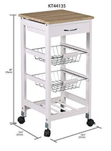 Load image into Gallery viewer, Home Basics Kitchen Trolley (Basket)
