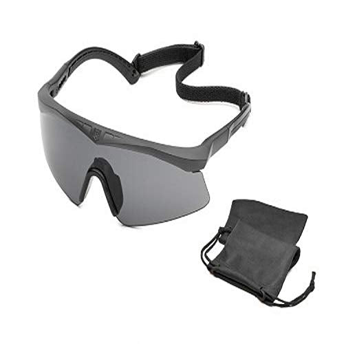 Revision Military Sawfly Basic Solar Kit  Solar Lens, Black Frame, Regular  Anti-Fog, Tactical Military Ballistic and Eye Protection Glasses