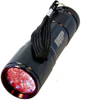 Load image into Gallery viewer, HQRP Pocket/Portable Red Light Flashlight with 9 LEDs for Military Night Land Navigation in a Tactical Environment
