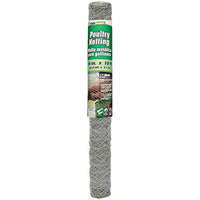 YARDGARD 308400B Poultry Netting Fence, 24 inch x 10 Foot, Silver