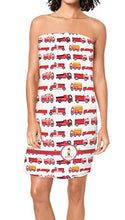 Load image into Gallery viewer, YouCustomizeIt Firetrucks Spa/Bath Wrap (Personalized)
