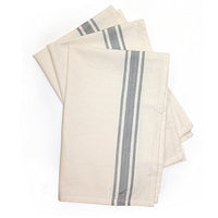 Aunt Martha's Gray Striped Dish Towels