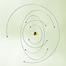Load image into Gallery viewer, Niels Bohr Atom Model Hanging Mobile - 9 Inches - Steel - Handmade in Denmark by Flensted
