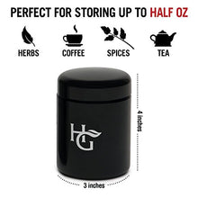 Load image into Gallery viewer, Herb Guard   Half Oz Smell Proof Stash Jar (250 Ml) Comes With Humidity Pack To Keep Goods Fresh For
