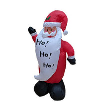 Load image into Gallery viewer, 4 Foot Tall Lighted Christmas Inflatable Santa Claus with Big Beard Yard Decoration

