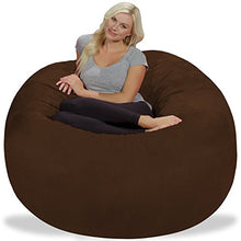 Load image into Gallery viewer, Chill Sack Bean Bag Chair: Giant 5&#39; Memory Foam Furniture Bean Bag - Big Sofa with Soft Micro Fiber Cover - Chocolate
