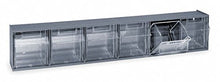 Load image into Gallery viewer, Quantum QTB306GY Gray Tip Out Bin with 6 Compartments
