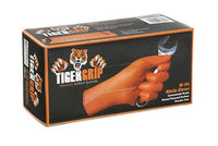 Tiger Grip Orange Superior Grip Disposable Nitrile Gloves, Large Box of 100 - Great for Mechanics, Auto Hobbyists, Industrial & Manual Laborers, Cleaning Work & More EPPCO 08844S