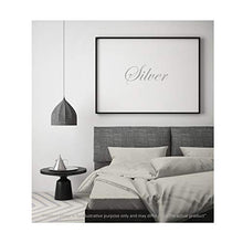 Load image into Gallery viewer, 100% Cotton Percale Sheets Full Size, Silver, Deep Pocket, 4 Piece - 1 Flat, 1 Deep Pocket Fitted Sheet and 2 Pillowcases, Crisp and Strong Bed Linen
