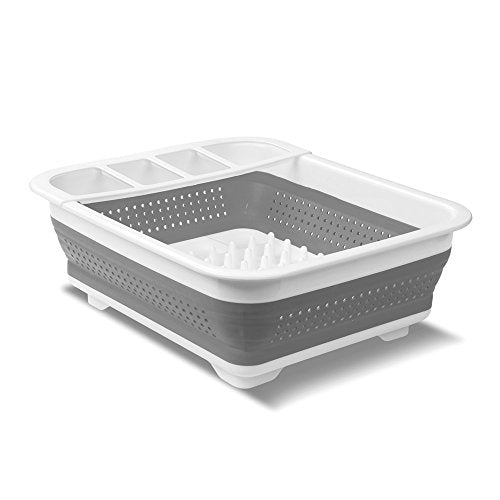 madesmart Collapsible Drying Dish Rack | SINKWARE Collection | Easy Storage | BPA-Free