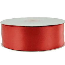 Load image into Gallery viewer, Christmas Gift Wrapping Ribbon (Single-Faced Satin, 1-1/2-inch x 50-Yard, Red)
