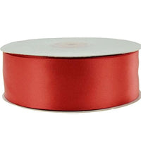 Christmas Gift Wrapping Ribbon (Single-Faced Satin, 1-1/2-inch x 50-Yard, Red)