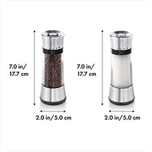 Load image into Gallery viewer, OXO Good Grips Sleek Adjustable Salt and Pepper Mill Set
