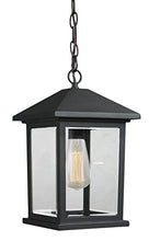 Load image into Gallery viewer, Z-Lite 531CHM-BK 1 Outdoor Chain Light, Black
