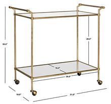 Load image into Gallery viewer, Safavieh Home Collection Felicity Gold Bar Cart
