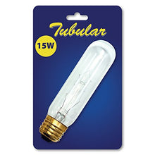Load image into Gallery viewer, Bulbrite B15T10C 15 Watt Incandescent T10 Tube Medium Base Clear 120 Ct
