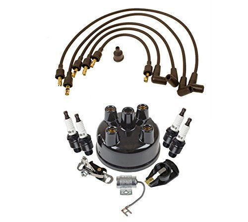 Ford 8N Tractor Complete Tune Up Kit and Ignition Wire Set 1950-1952 Bundle, Model: MTK7FARH/8N12259, Home & Outdoor Store