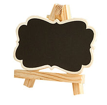Load image into Gallery viewer, FASHIONCRAFT Natural Wood Easel and Blackboard Placecard Holder (40)
